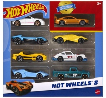 Hot Wheels Angličák sada 8ks různé druhy