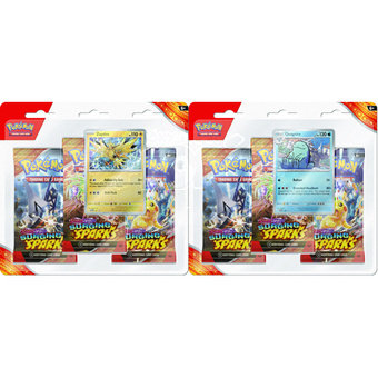 Sběratelské karty Pokémon TCG SV08 Surging Sparks 3 Blister