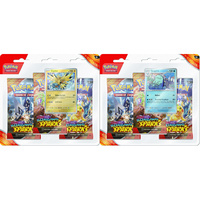 Sběratelské karty Pokémon TCG SV08 Surging Sparks 3 Blister