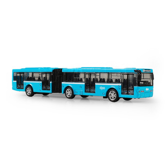 Kovový autobus DPO OSTRAVA !!! modrý 18 cm