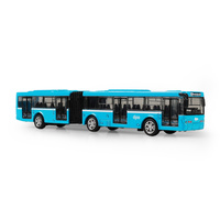 Kovový autobus DPO OSTRAVA !!! modrý 18 cm