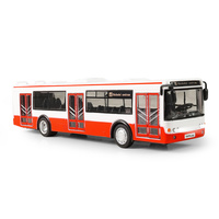 Autobus červený hlásí zastávky 28cm