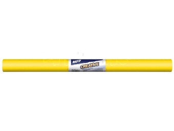Krepový papír role 50x200cm žlutý