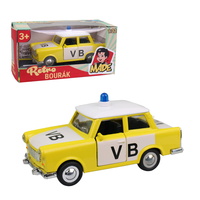 Auto Trabant-policejní, kovový, 12 cm