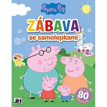 Zábava se samolepkami Prasátko Peppa