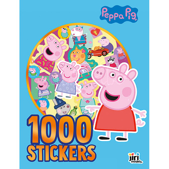 1000 samolepek v sešitu Prasátko Peppa