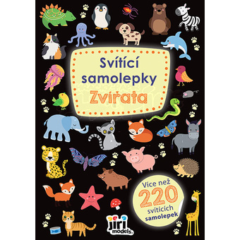 Svítící samolepky Zvířata