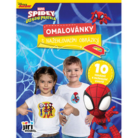 Omalovánky s nažehlovacími obrázky Spidey