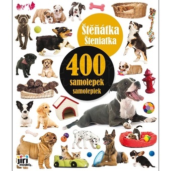 400 samolepek Štěňátka