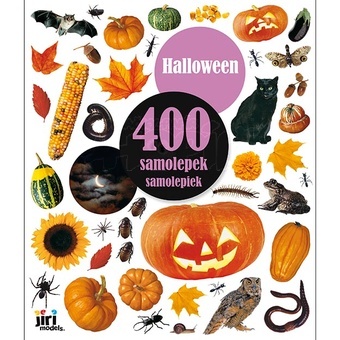 400 samolepek Halloween