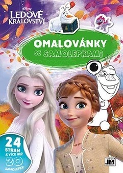 Omalovánky A4 se samolepkami Ledové království Frozen