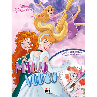 Maluj vodou A4 Disney Princezny