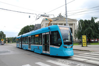 Tramvaj kovová DPO 23 cm